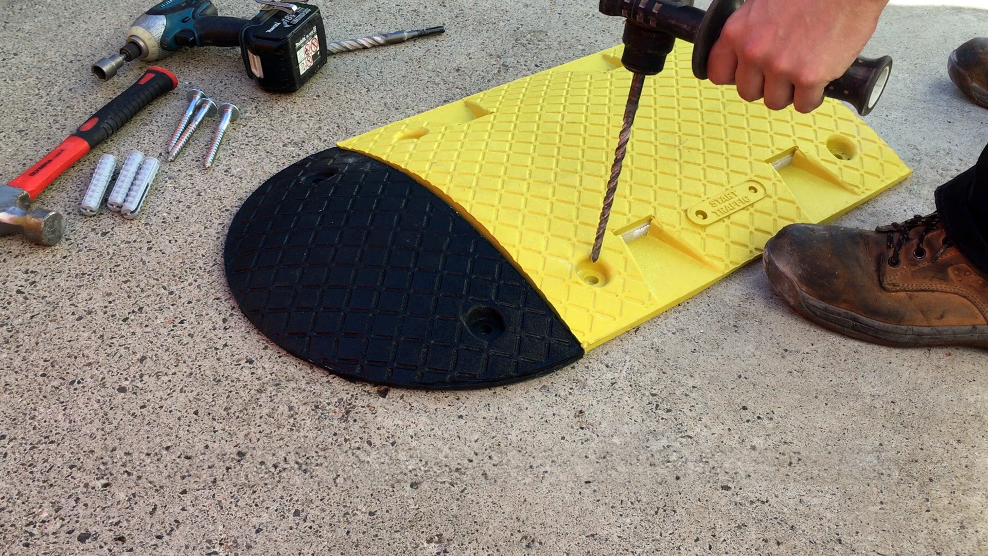 Load video: Speed Bump Installation Guide